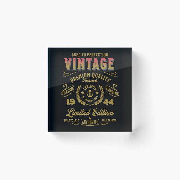 Item preview, Vintage 1944 - Aged to Perfection - Limited Edition designed and sold by Rhu Creations.