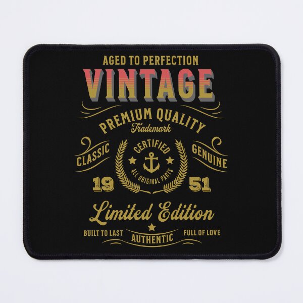 Item preview, Vintage 1951 - Aged to Perfection - Limited Edition designed and sold by Rhu Creations.