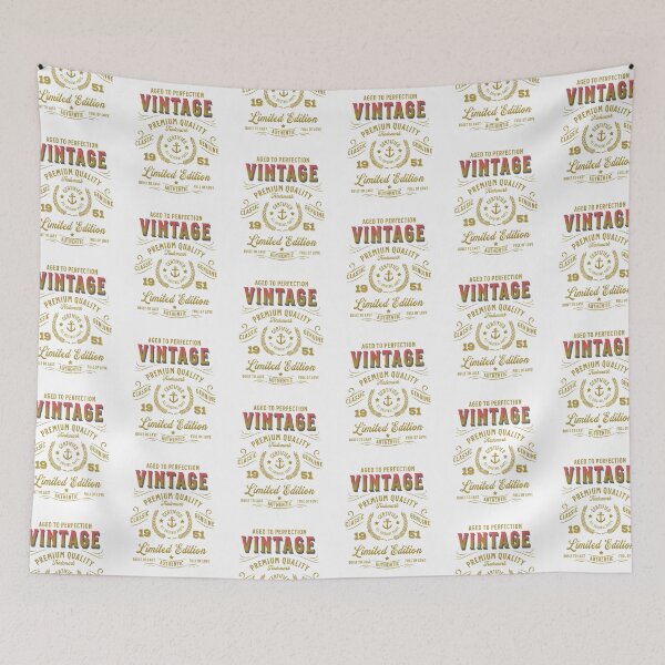 Item preview, Vintage 1951 - Aged to Perfection - Limited Edition designed and sold by Rhu Creations.