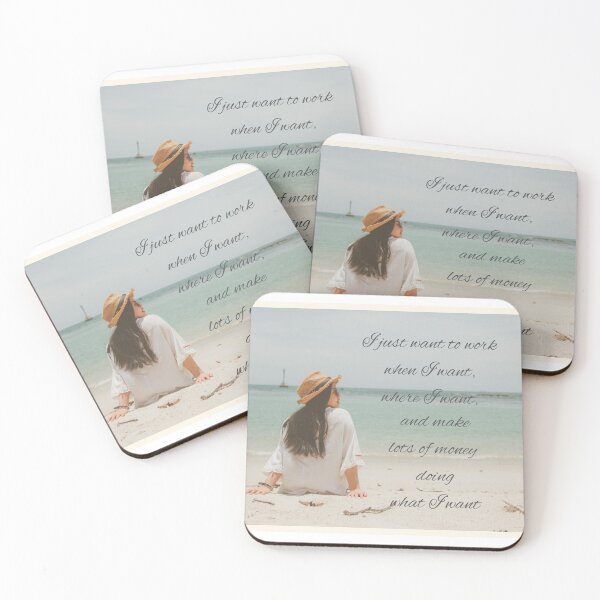 Item preview, I Just Want to Work When I Want designed and sold by mksp1125.