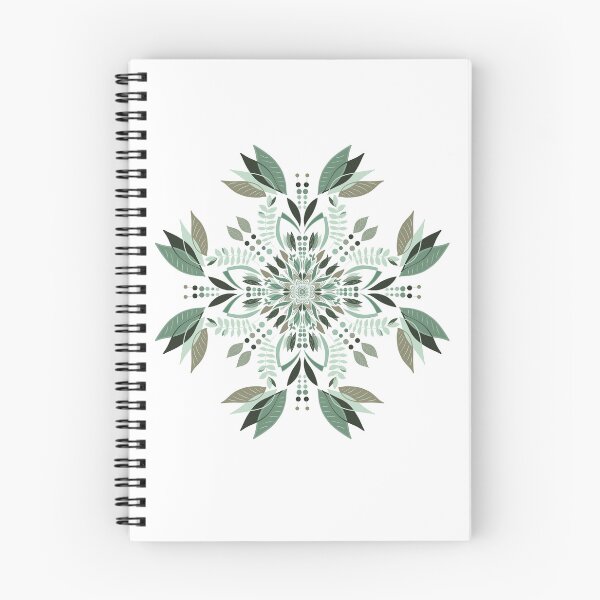 Item preview, Mint Symmetrical Mandala designed and sold by WalkSimplyArt.