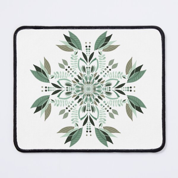 Item preview, Mint Symmetrical Mandala designed and sold by WalkSimplyArt.