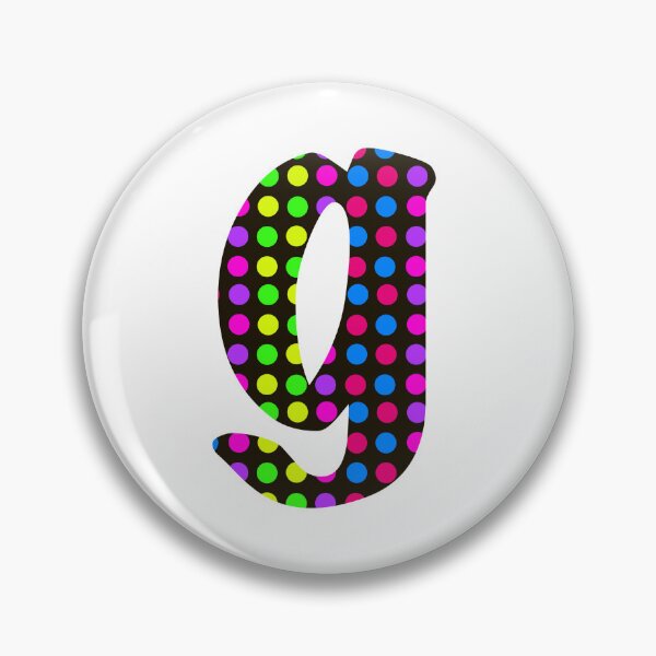 Item preview, RETRO INITIAL “G” POLKA DOT designed and sold by StudioNeely.