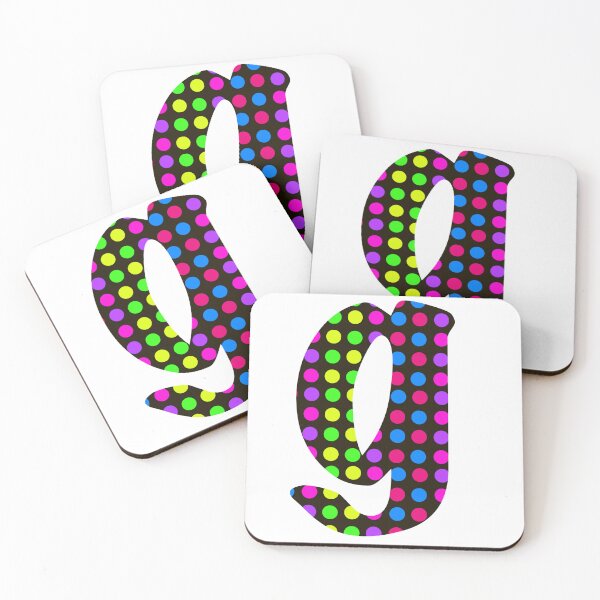 Item preview, RETRO INITIAL “G” POLKA DOT designed and sold by StudioNeely.