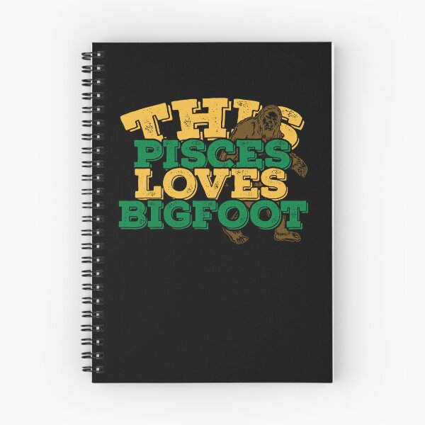 Item preview, Horoscope Zodiac Sign Pisces Loves Bigfoot designed and sold by TheCrazyBear.