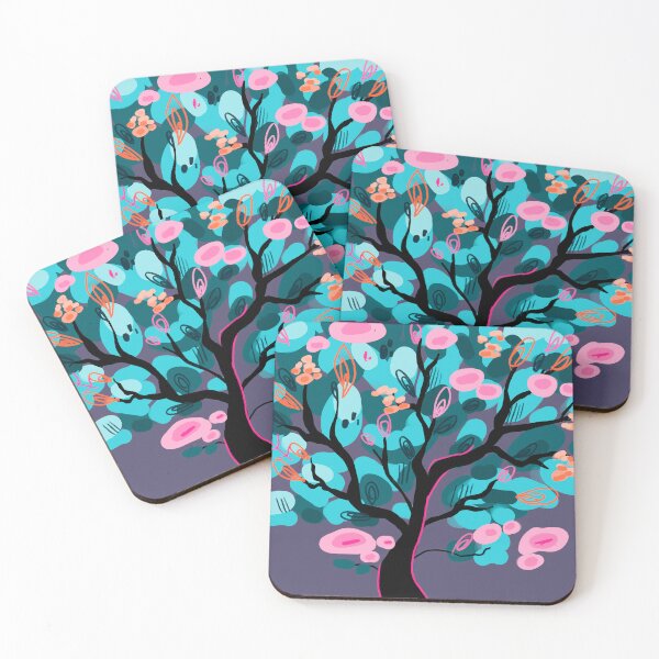 Item preview, aesthetic tree graphic colorful designed and sold by HibiscusHeron.
