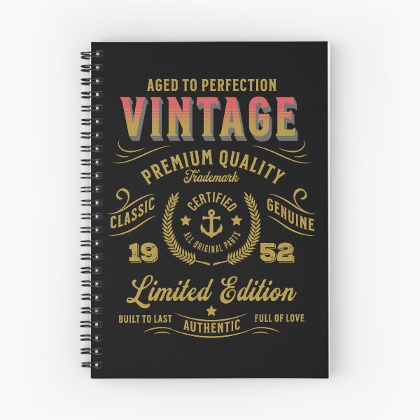 Item preview, Vintage 1952 - Aged to Perfection - Limited Edition designed and sold by Rhu Creations.