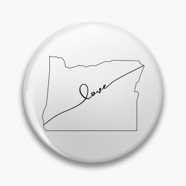 Item preview, Oregon Is Love - Oregon Home State Outline  designed and sold by EpicCreation.