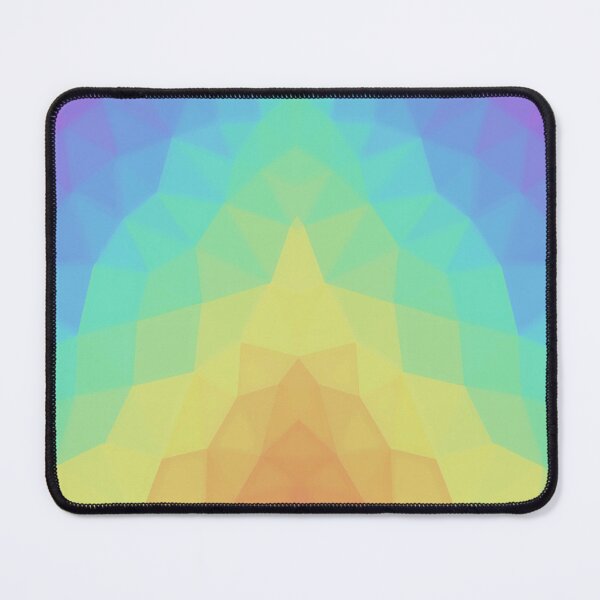 Item preview, Rainbow abstract piramid designed and sold by GeoFormsArt.