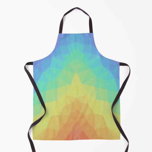 Item preview, Rainbow abstract piramid designed and sold by GeoFormsArt.