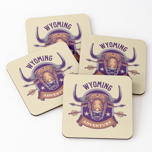 Item preview, Yellowstone Western Bison Head Arrows Vintage Wyoming designed and sold by CattlettArt.