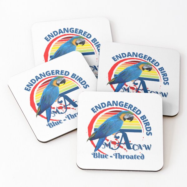 Item preview, Macaw Blue-Throated designed and sold by yassooarts.