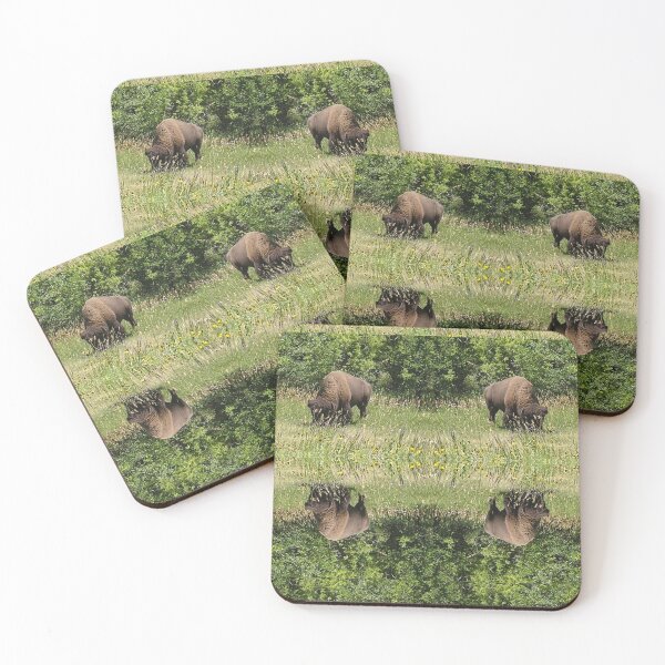 Item preview, Tatanka Bison Reflections in the Grass-Photo Custer State Park designed and sold by 69Designs-MP.