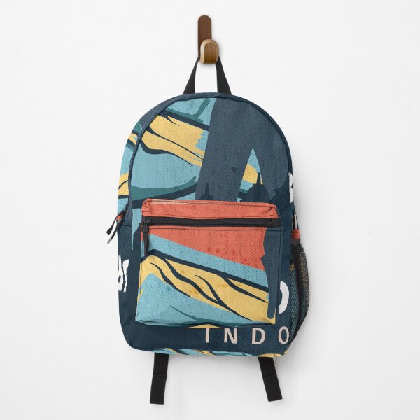Item preview, Vintage retro style MODERN wall poster to Indonesia Borobudur Art  designed and sold by Designbuddies.