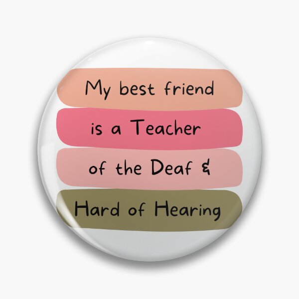 Item preview, My best friend is a teacher of the deaf and hard of hearing designed and sold by Hear4theEars.