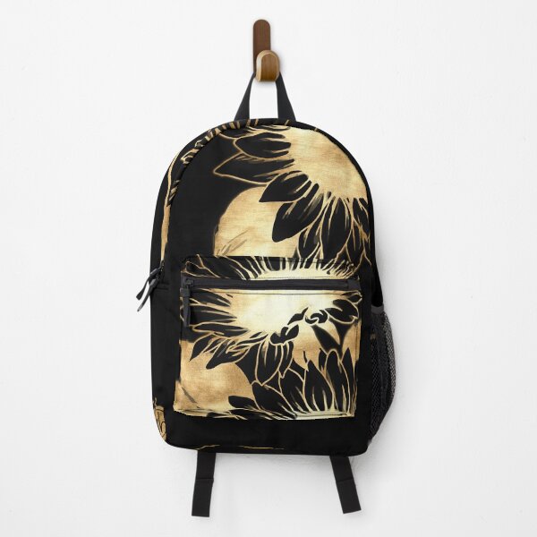 Item preview, Peace and Sunflowers in Ukraine I Gold on Black designed and sold by © Maya Lavda || wocado.