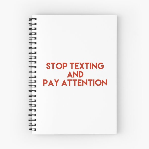 Item preview, Stop Texting And Pay Attention designed and sold by mymysterycloset.