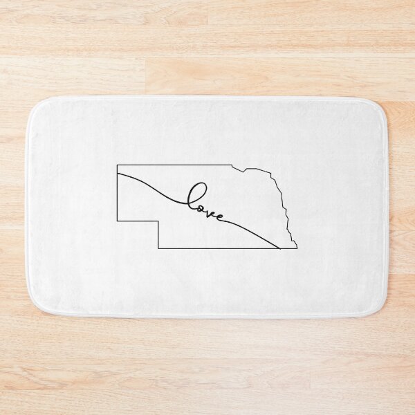 Item preview, Nebraska Is Love - Nebraska Home State Outline  designed and sold by EpicCreation.