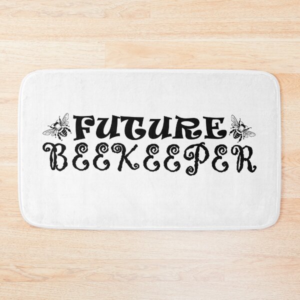 Item preview, Future Beekeeper Black Text with Honey Bees designed and sold by MountMercantile.