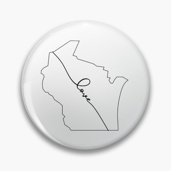 Item preview, Wisconsin Is Love - Wisconsin Home State Outline  designed and sold by EpicCreation.