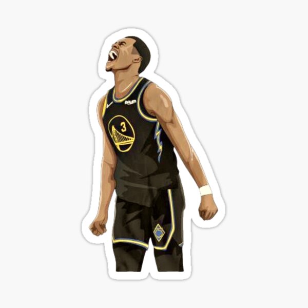 Jordan Poole Basketball Edit Poster Warriors - Jordan Poole - Sticker
