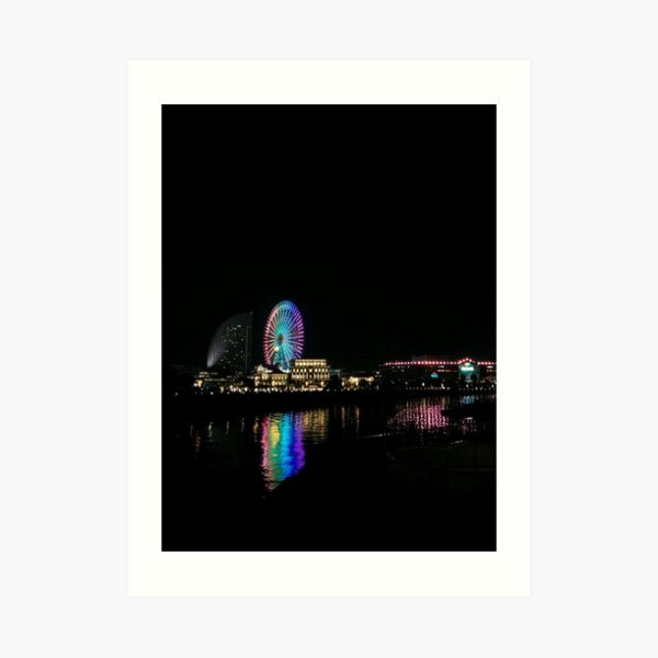 Yokohama Wheel, Japan Art Print