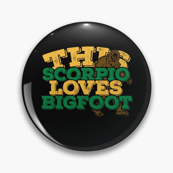Item preview, Horoscope Zodiac Sign Scorpio Loves Bigfoot designed and sold by TheCrazyBear.