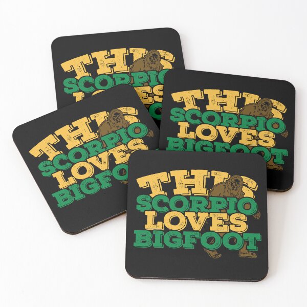 Item preview, Horoscope Zodiac Sign Scorpio Loves Bigfoot designed and sold by TheCrazyBear.
