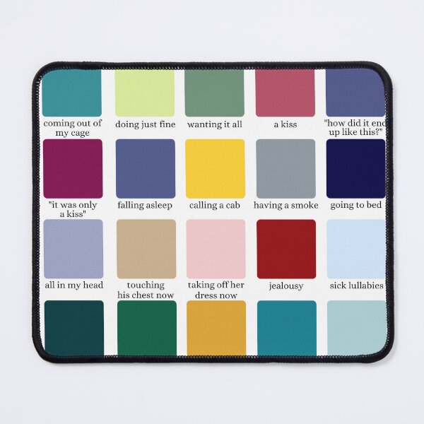 Item preview, the killers mr brightside color palette designed and sold by kdierksart.