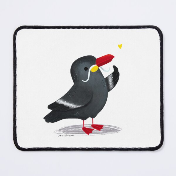 Item preview, Inca Tern Bird with yellow heart designed and sold by julianamotzko.