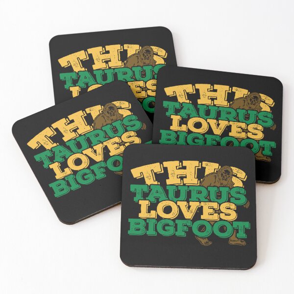 Item preview, Horoscope Zodiac Sign Taurus Loves Bigfoot designed and sold by TheCrazyBear.