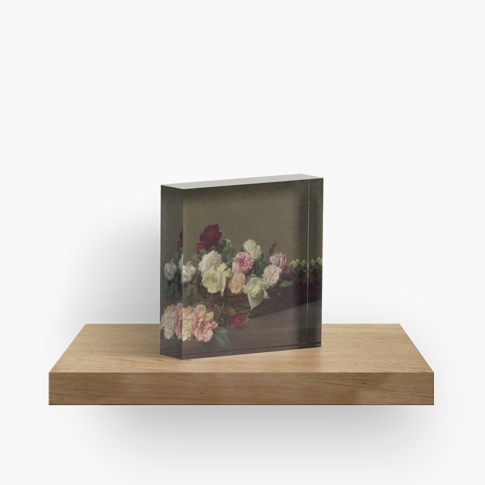 Ignace-Henri-Theodore Fantin-Latour - A Basket Of Roses Acrylic Block
