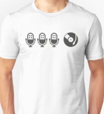 Camiseta unisex 3MCs y 1DJ