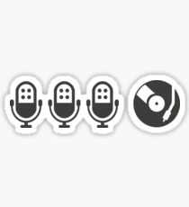 3MCs & 1DJ Sticker