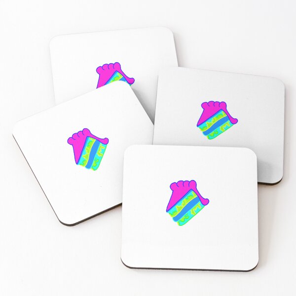 Item preview, Neon Fluffy Cake (wh bk) designed and sold by LadyTaneli.