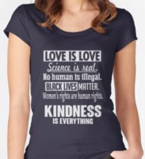 Kindness Is Everything Women's Fitted Scoop T-Shirt