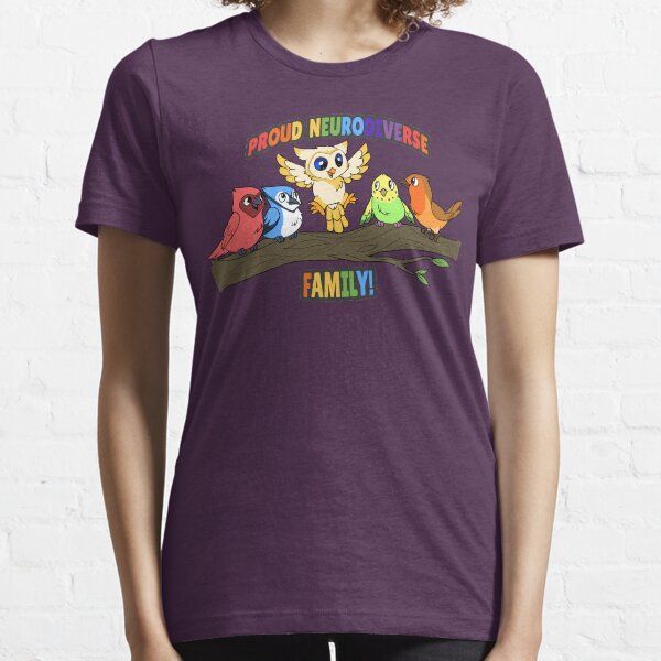 Neurodiverse Family Birds Essential T-Shirt