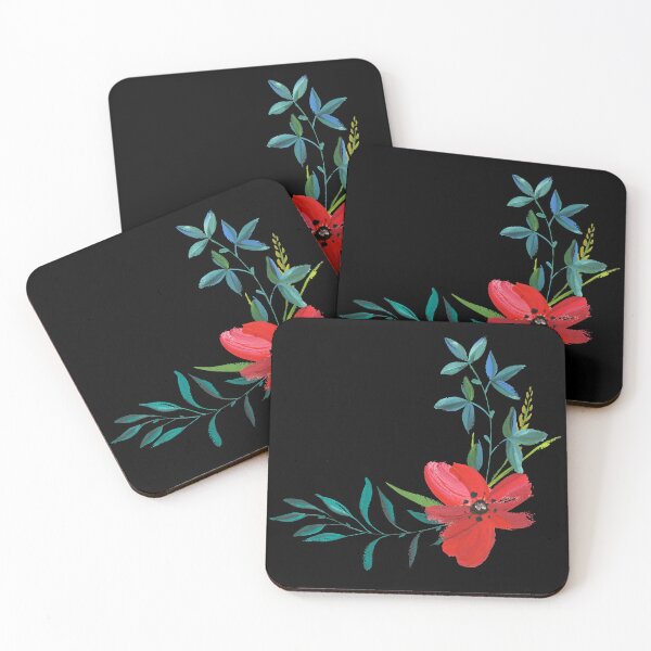 Item preview, Hawaiian style brush painted flower designed and sold by Zanimations.