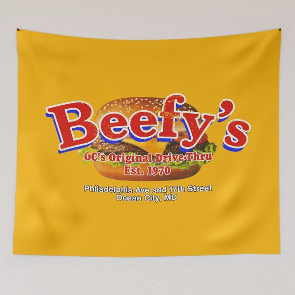 Item preview, Distressed Beefy's, Ocean City, MD designed and sold by TeeArcade84.