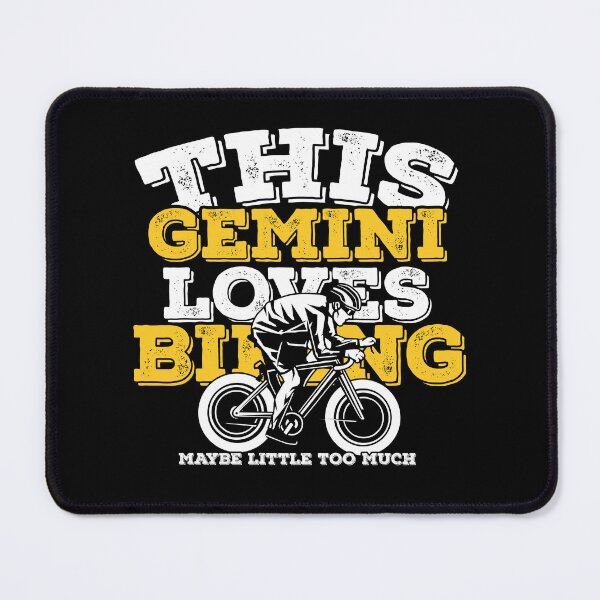 Item preview, Horoscope Zodiac Sign Gemini Loves Biking designed and sold by TheCrazyBear.