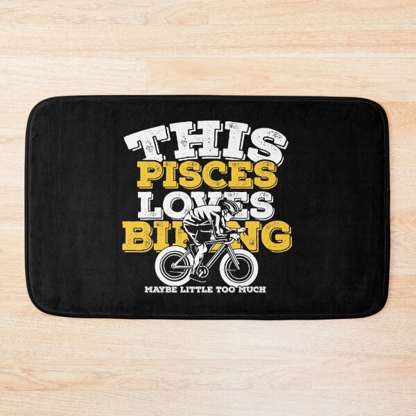 Item preview, Horoscope Zodiac Sign Pisces Loves Biking designed and sold by TheCrazyBear.