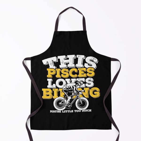 Item preview, Horoscope Zodiac Sign Pisces Loves Biking designed and sold by TheCrazyBear.