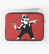2 Bit Flower Thrower Laptop Sleeve
