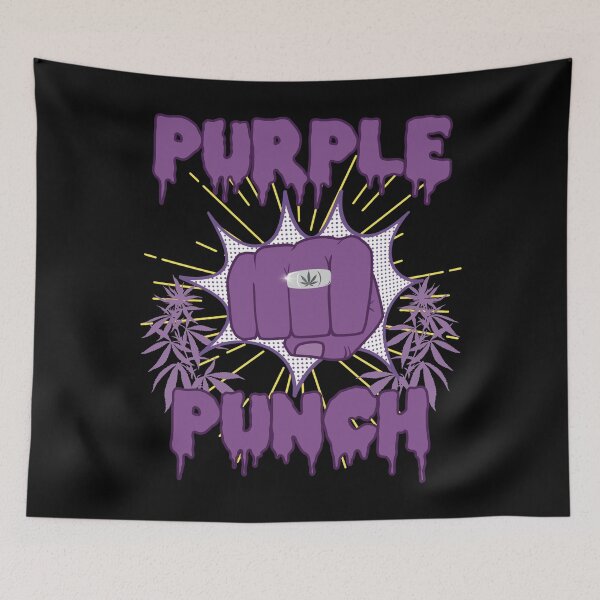 Item preview, Purple Punch - 420 Design - Weed Strain Retro Art designed and sold by YomeHayin.
