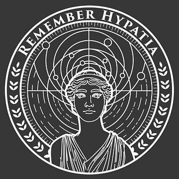Artwork thumbnail, Remember Hypatia - White on Dark by doriangreyscale