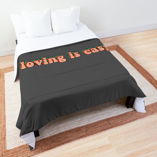 loving is easy rex orange county Comforter