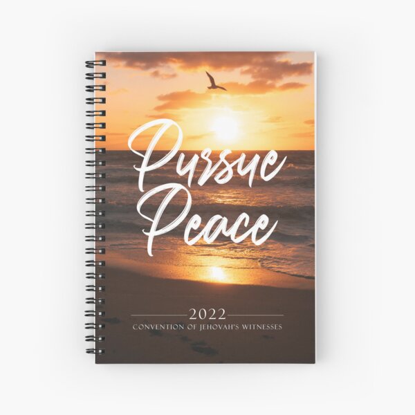Pursue Peace (Sunset) Spiral Notebook