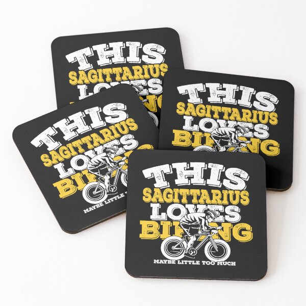 Item preview, Horoscope Zodiac Sign Sagittarius Loves Biking designed and sold by TheCrazyBear.