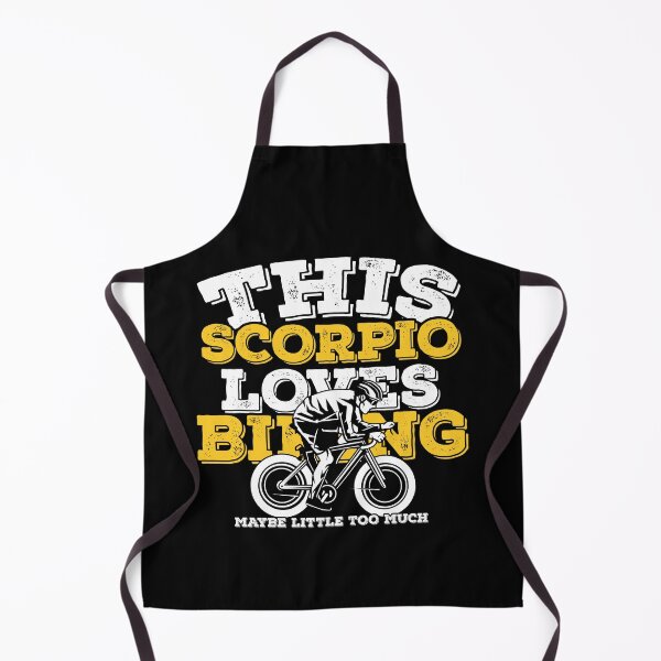 Item preview,  Horoscope Zodiac Sign Scorpio Loves Biking designed and sold by TheCrazyBear.