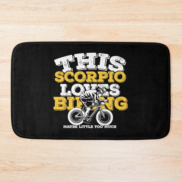 Item preview,  Horoscope Zodiac Sign Scorpio Loves Biking designed and sold by TheCrazyBear.